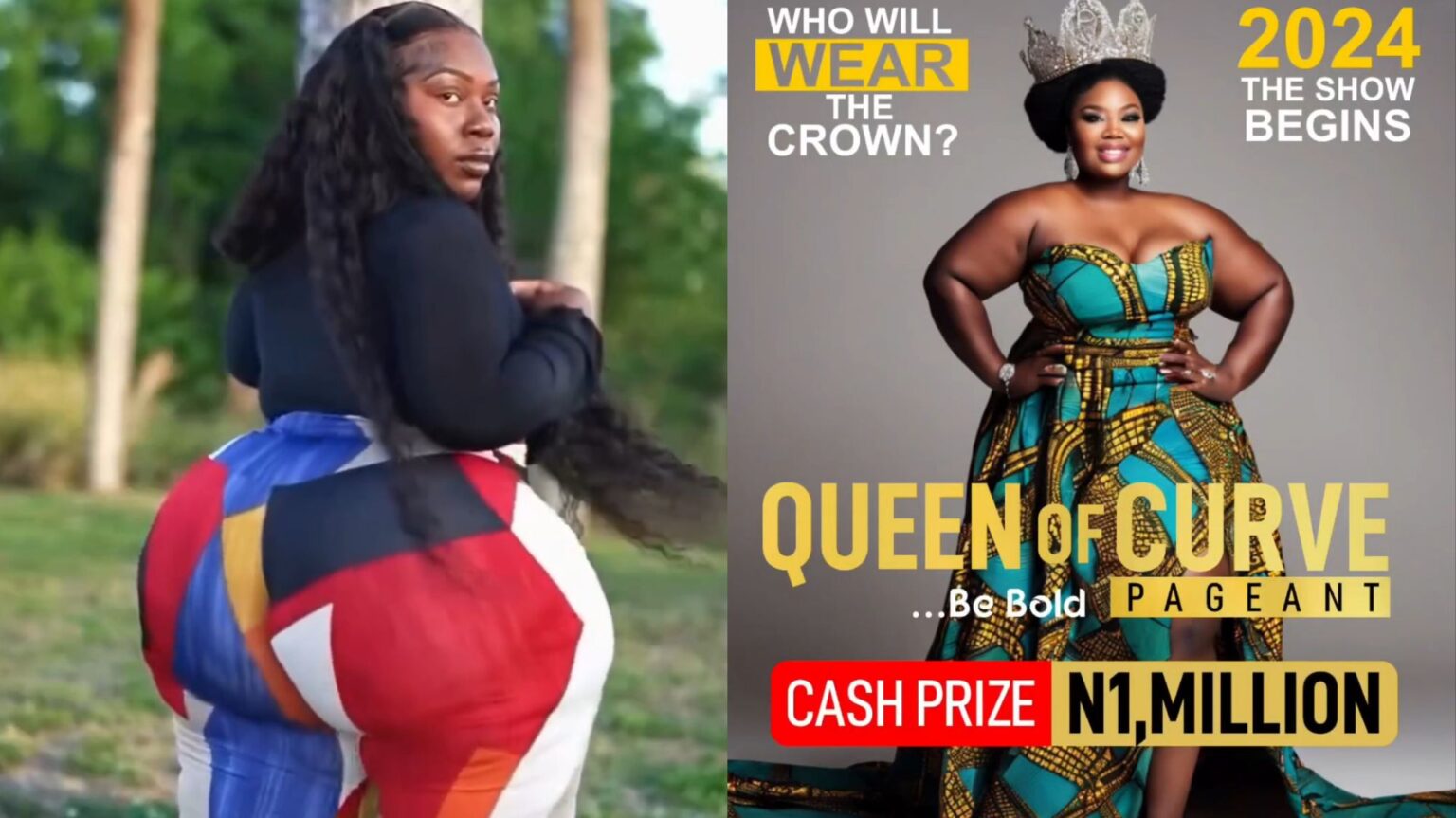 Meet one of the lady who is participating in the Queen Of Curves ...